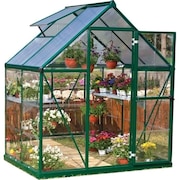 Palram Palram - Canopia HG5504G Hybrid Greenhouse - 6 x 4 ft. - Green HG5504G